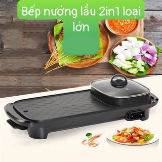 Bếp Lẩu Nướng 2 IN 1 LOẠI LỚN