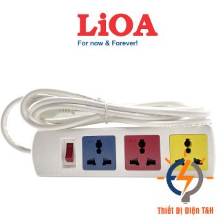 Ổ cắm điện đa năng LIOA dây dài 5 mét 3D52WN giá sỉ