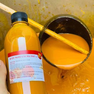 CỐT RƯỢU NGHỆ GẤC HẠ THỔ THOA MẶT