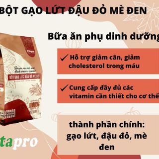Bột gạo lứt đậu đỏ mè đen