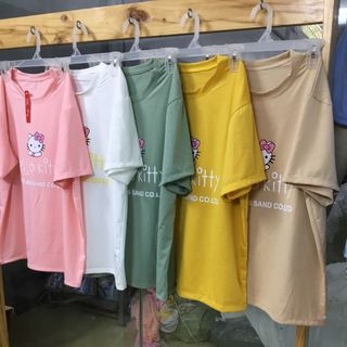 (Ảnh thật) Áo thun nam nữ in hình mèo