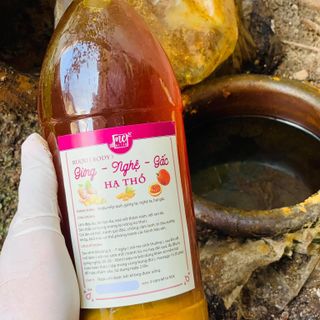 CỐT RƯỢU GỪNG NGHỆ GẤC THOA BODY