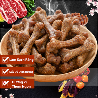 Xương gặm sạch răng, bổ xung caxi