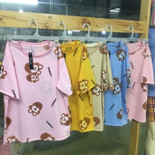 (Ảnh thật) Áo thun nữ in hình gấu nhỏ