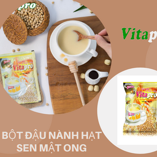 Bột đậu nành hạt sen mật ong Vitapro