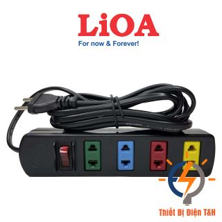 Ổ cắm điện LIOA dây dài 5M - 4TS52 giá sỉ