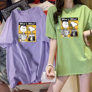 Áo thun nam nữ in hình hoạt hình