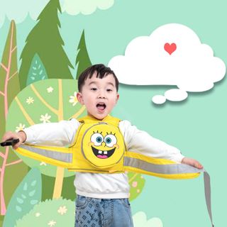 Đai an toàn dành cho trẻ em đi xe máy kết hợp balo tiện dụng