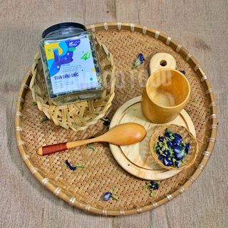Trà đậu biết. Trà gạo lứt đậu đen lá dứa. Trà detox chanh sả hoa đậu biết.