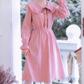 ĐẦM HỒNG CỔ BÈO THUN DÀI