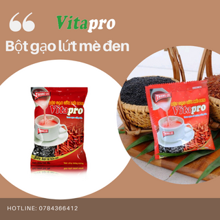 Bột gạo lứt mè đen Vitapro