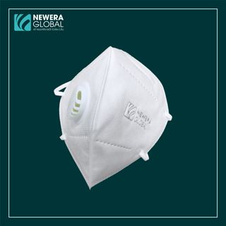 Khẩu trang N95 Newera Global (có van), 5 lớp siêu dày: bông đl 40gsm lọc bụi mịn; 2 lớp kháng khuẩn trên 95% giá sỉ