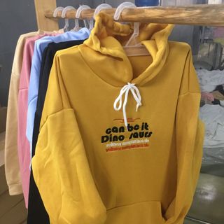 (Ảnh thật) Áo Hoodie nỉ nam nữ in hình dễ thương