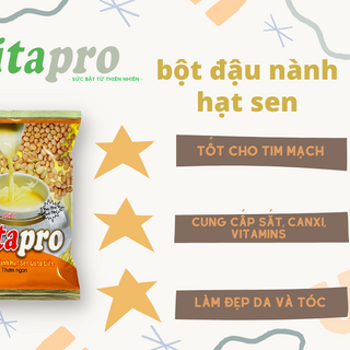 Bột đậu nành hạt sen Vitapro