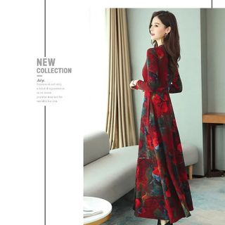 Váy, đầm dài mùa thu thanh lịch, hiện đại tay dài giành cho phái nữ