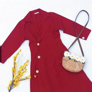 ĐẦM VEST LỆCH TÀ 3 MÀU