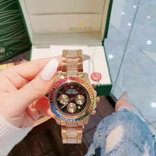 ĐỒNG HỒ ROLLEX FULL ĐÁ TRUNG CẤP HOT
