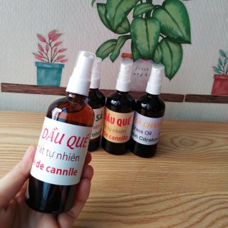 Tinh dầu quế vỏ , loại xịt phòng, chai 100ml
