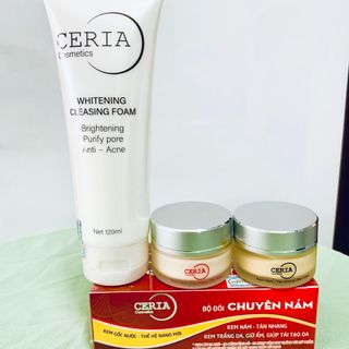 combo bộ đôi chuyên nám ngày & đêm + sửa rửa mặt CERIA mua 1 tặng 1 giá sỉ - giá bán buôn