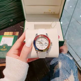 ĐỒNG HỒ ROLLEX ĐÁ MÀU TRUNG CẤP SIÊU HOT