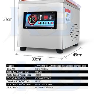 HÚT CHÂN KHÔNG CÔNG NGHIỆP NHỎ DZ260