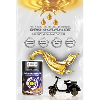 Dầu Nhớt DENIS OIL Cho Động Cơ Xe Gắn Máy 4 Thì 15W40 ( 1 Lít ).