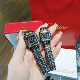 ĐỒNG HỒ CARTlER VUÔNG MINI COUPLE NEW