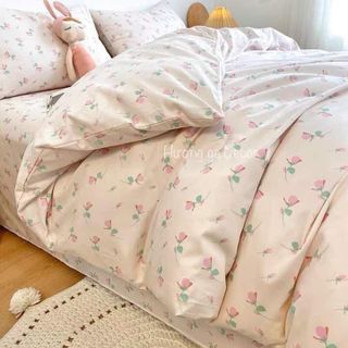 Bộ chăn ga gối 𝗖𝗢𝗧𝗧𝗢𝗡 100% 𝗢𝗥𝗜𝗚𝗜𝗡𝗔𝗟