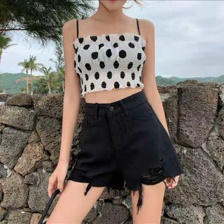 Quần short jean nữ rách size đại MS1051 thời trang bigsize 2KJean