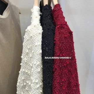 Váy đầm dạ 2 lớp/ bo eo/ hàng Quảng Châu