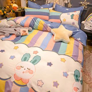 Bộ Vỏ Chăn Ga Gối Cotton Living - 100% Cotton Hoạ Tiết Hoa Mẫu Mới Nhất 2021