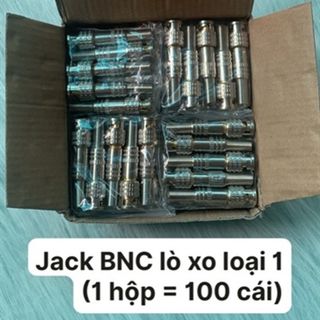 Jack, Rắc BNC lò xo dùng cho camera Lõi Đồng( BỌC 100 CON) giá sỉ