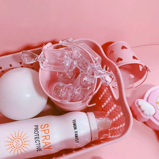 Hộp đựng trang sức trong suốt hình viên kẹo đáng yêu