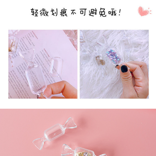 Hộp đựng trang sức trong suốt hình viên kẹo đáng yêu