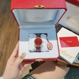 ĐỒNG HỒ CARTlER NỮ ĐỎ QUYẾN RŨ