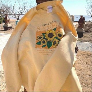 Áo sweater hoa mặt trời form chuẩn giá sỉ