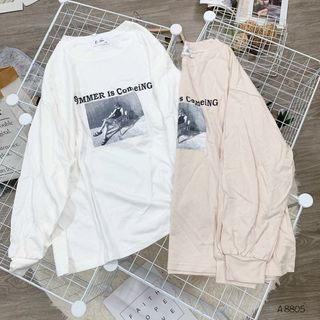 Áo thun td chuẩn đẹp. Quá trời hình Thun zì mà lạnh thì mặc ấm, nóng thì mặc mát , mix chân váy midi hay quần ống rộng gì cũng đẹp luôn
