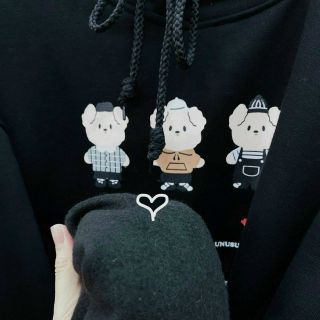 Áo hoodie tay phồng cánh dơi chất đẹp mịn