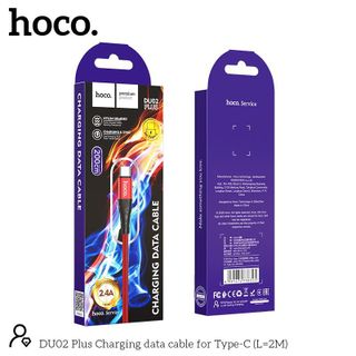 Cáp sạc Hoco DU02 lightning/ typeC dài 2m giá sỉ