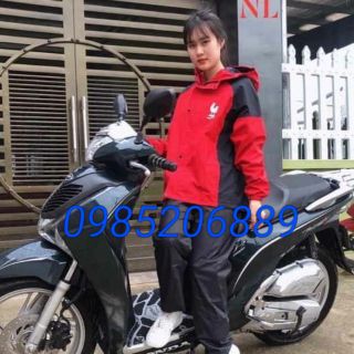 Áo mưa bộ gió con gà