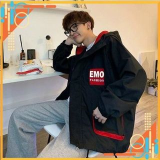 Áo khoác kaki hộp EMO fashion form chuẩn