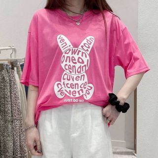 Áo thun nữ hình thỏ freesize giá sỉ