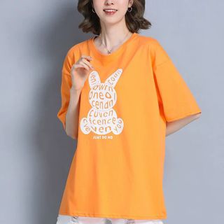 Áo thun nữ hình thỏ freesize