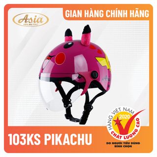 Mũ bảo hiểm Asia MT-103KS Pikachu