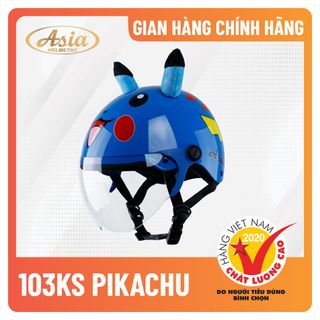 Mũ bảo hiểm Asia MT-103KS Pikachu