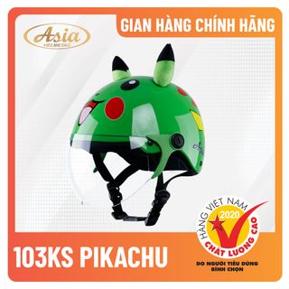 Mũ bảo hiểm Asia MT-103KS Pikachu