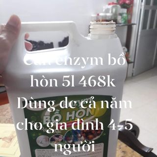 Nước rửa bát ENZYM BỒ HÒN can 5 lít