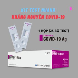 Hộp (24 cái) Kit Test Nhanh Kháng Nguyên HÀNG CHÍNH HÃNG -Ag STANDARD Q Hàn Quốc