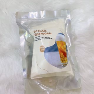 Sét trà sen vàng tự pha