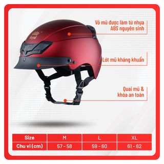 Mũ bảo hiểm Royal M153LT